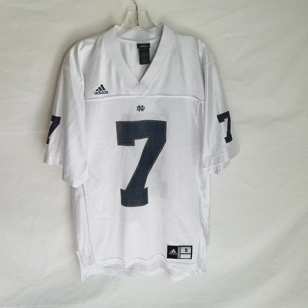 Adidas Mens Notre Dame Fighting Irish #7 Football Jersey Size Small